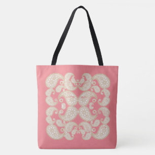 Paisley Floral Design Leggings Tasche