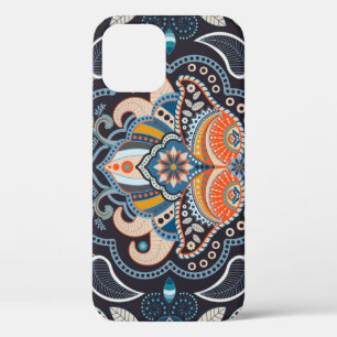 Paisley Floral: Dunkles indisches Muster Case-Mate iPhone Hülle