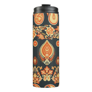 Paisley Floral orientalisches Muster. Nahtlos A Thermosbecher