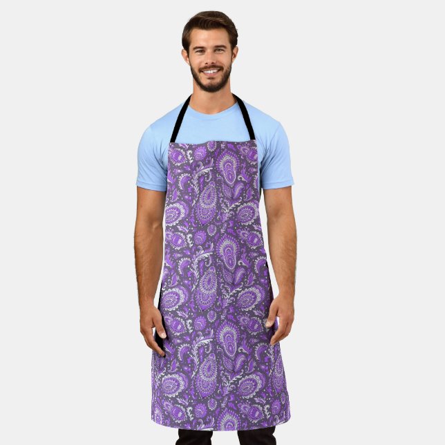  paisley floral seamless schürze (Getragen)