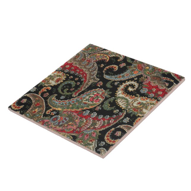 Paisley Fraktal Fliese (Seite)