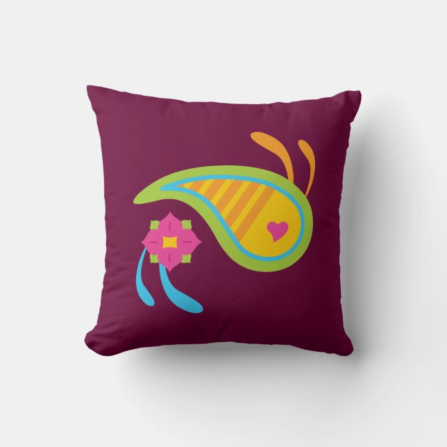 Paisley Fun Kissen (Vorderseite)