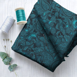 Paisley Garden Floral Aquamarin ID750 Stoff