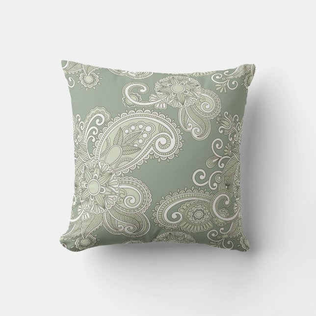 Paisley/Ham Pattern Kissen (Vorderseite)