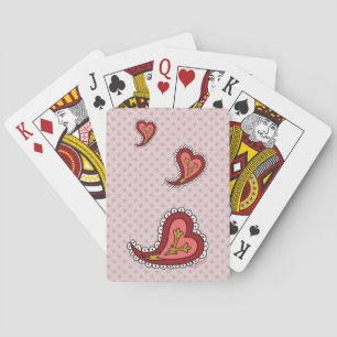 Paisley Heart Classic Spielkarten