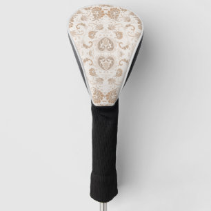 Paisley in Beige Ästhetik Moderne Tan Brown Golf Headcover