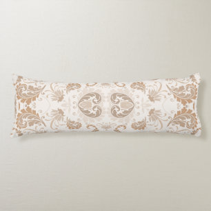 Paisley in Beige Ästhetik Moderne Tan Brown Seitenschläferkissen