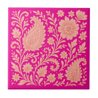 paisley india Printdesign Fliese