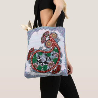 Paisley Koi Tote Bag Tasche