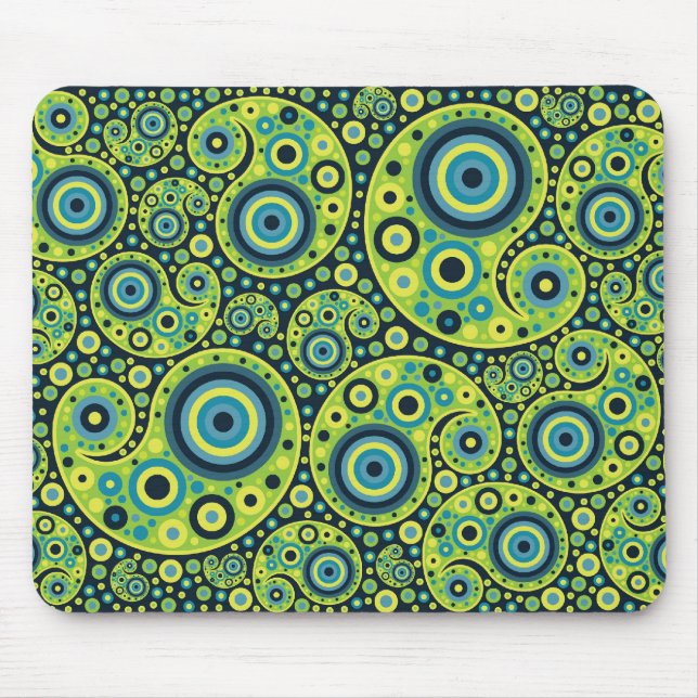Paisley-Leidenschafts-Mäusematte Mousepad (Vorne)