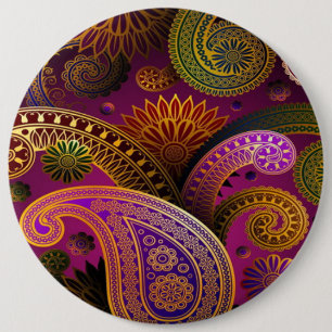 Paisley Lila Button
