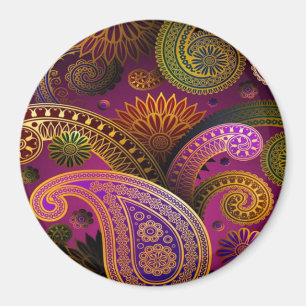 Paisley Lila Magnet
