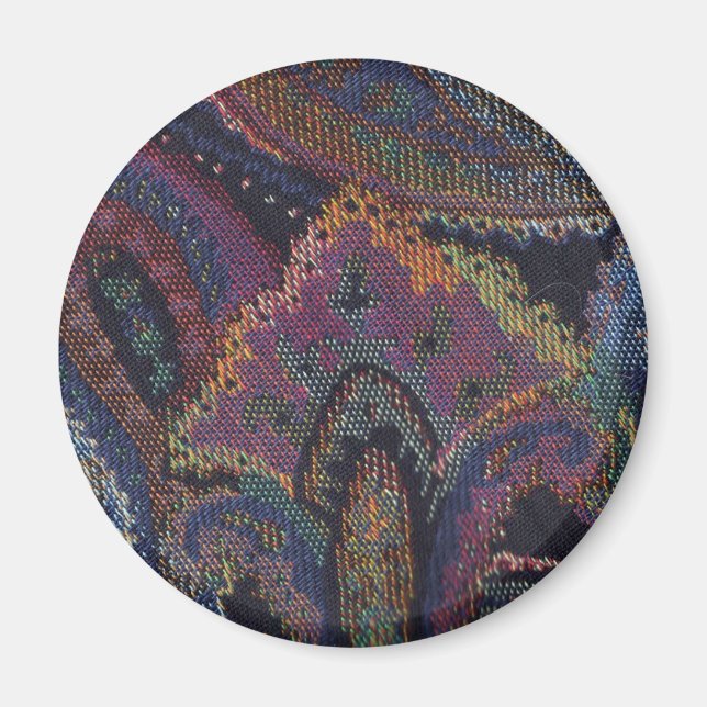 Paisley Lila Magnet (Vorne)