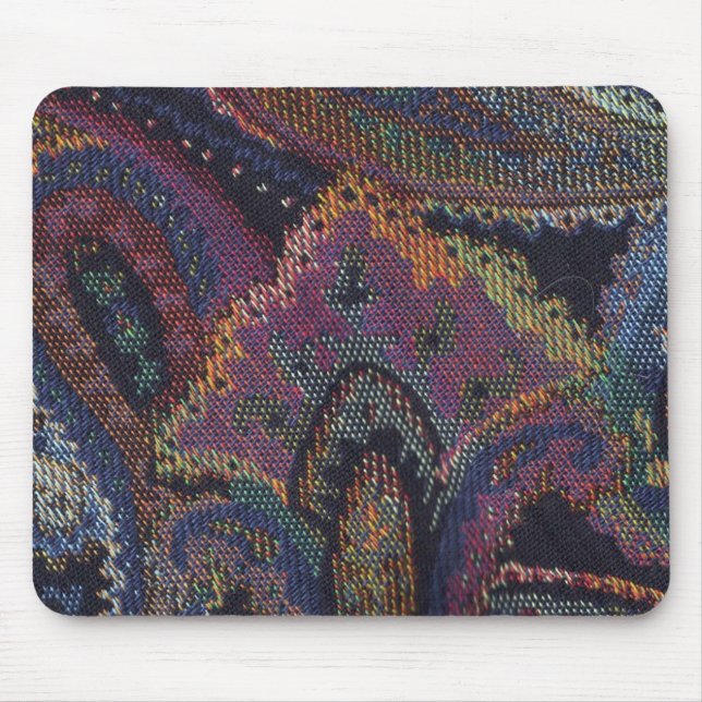 Paisley Lila Mousepad (Vorne)