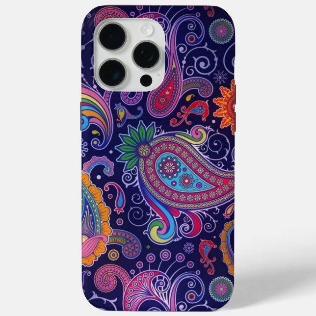Paisley Lila pink Case-Mate iPhone Hülle (Rückseite)