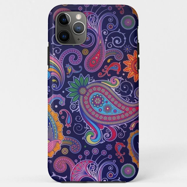 Paisley Lila pink Case-Mate iPhone Hülle (Rückseite)