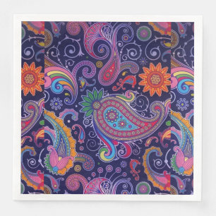 Paisley Lila pink Serviette
