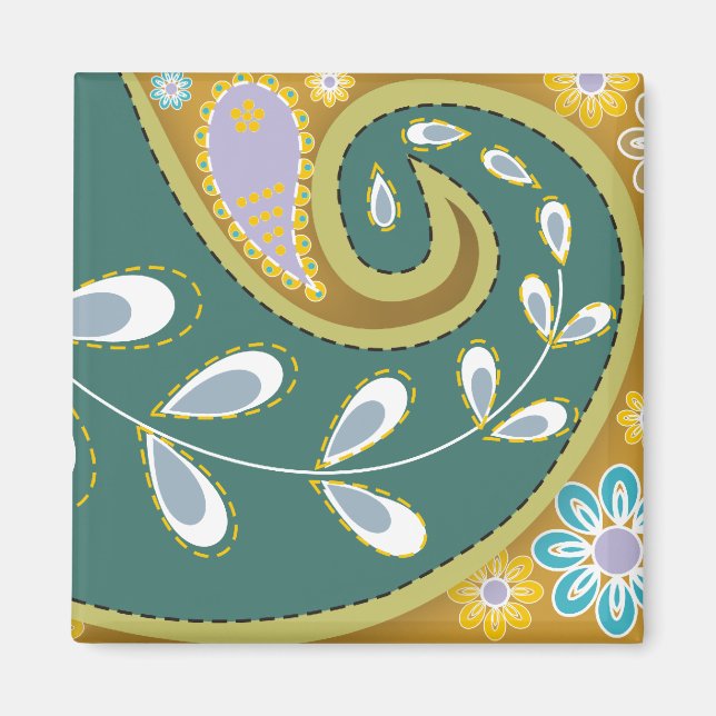 Paisley Magnets Magnet (Vorne)