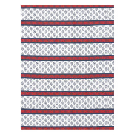 Paisley, Marine über Patriotic Stripes Tableclout Tischdecke