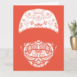 Paisley-Maske Karte