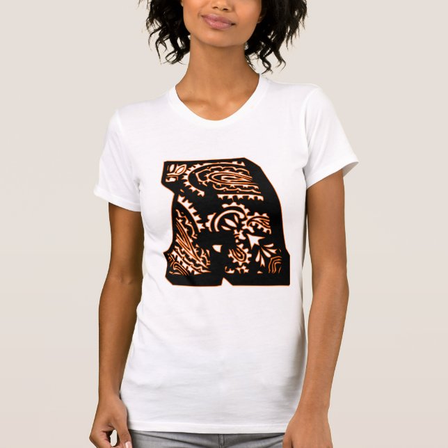 Paisley Monogram - A T-Shirt (Vorderseite)