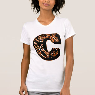 Paisley Monogram - C T-Shirt