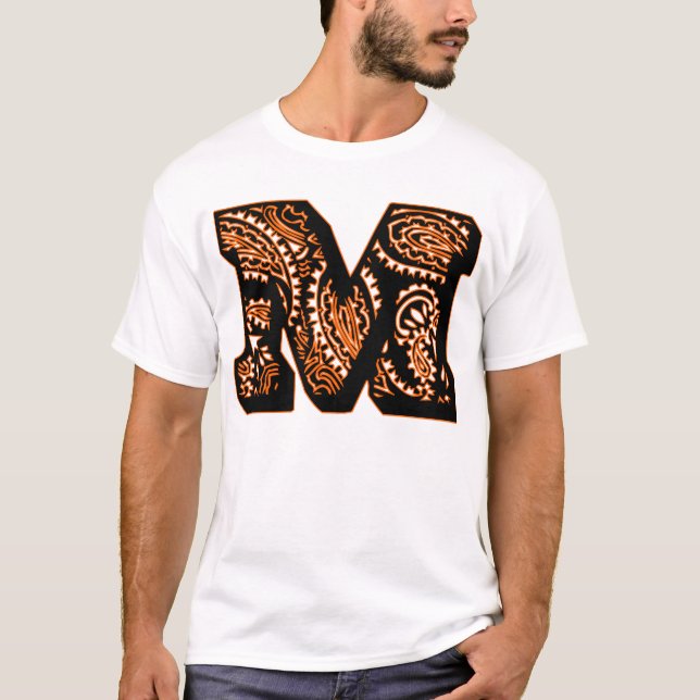 Paisley Monogram - M T-Shirt (Vorderseite)