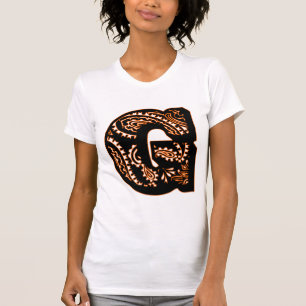 Paisley-Monogramm - G T-Shirt