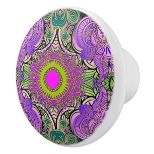 Paisley-Mosaik-Muster II + Ihre Ideen Keramikknauf