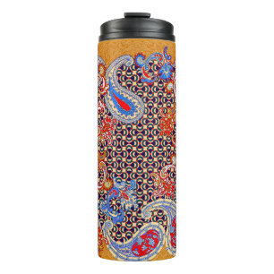 Paisley Multicolor-Schal-Design Thermosbecher
