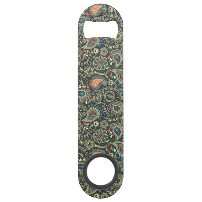 Paisley-Muster 3 Speedflaschenöffner (Vorderseite)