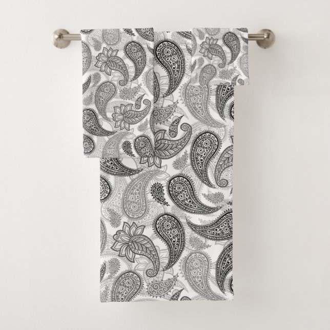 Paisley-Muster  Badhandtuch Set (Insitu)