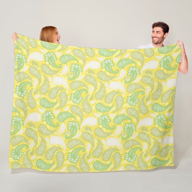 Paisley-Muster  Fleecedecke (Beispiel)