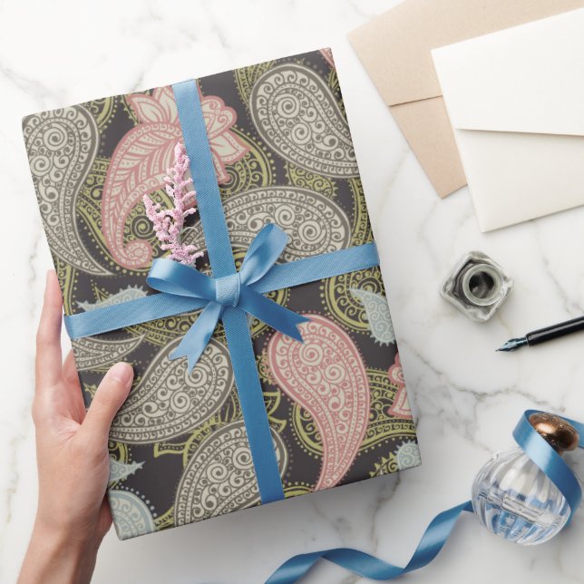 Paisley-Muster  Geschenkpapier (Schenken)