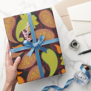 Paisley-Muster Geschenkpapier