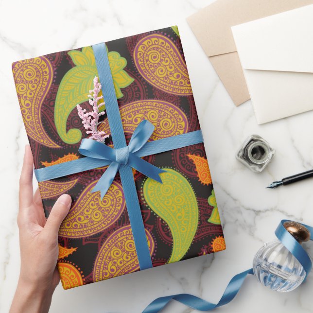 Paisley-Muster  Geschenkpapier (Schenken)