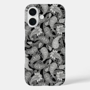 Paisley-Muster iPhone 16 Hülle