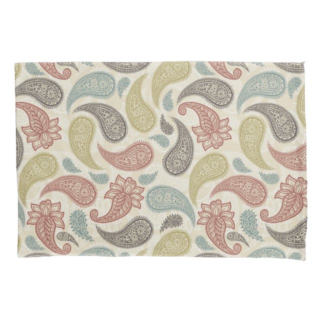 Paisley-Muster  Kissenbezug (Vorderseite)