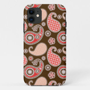 Paisley-Muster, Korallen und Schokoladenbraun title_seo2