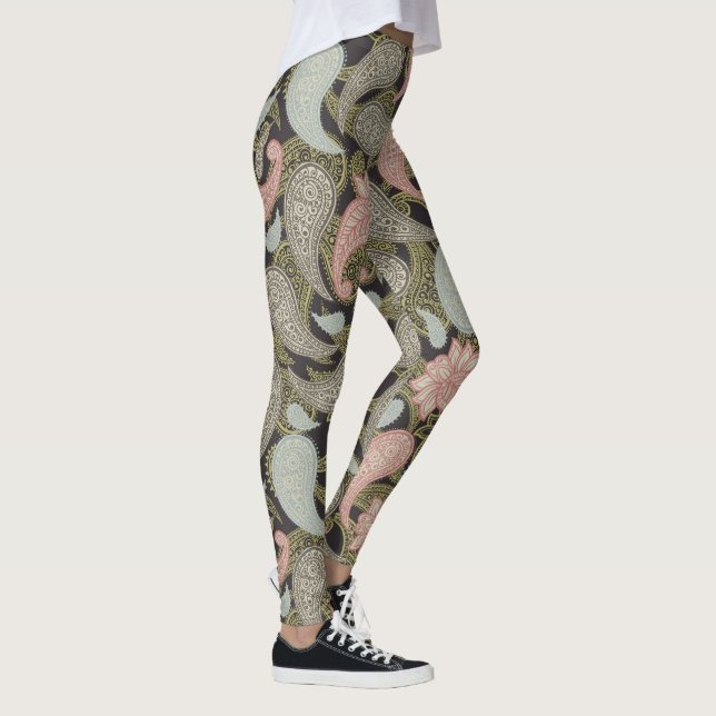 Paisley-Muster  Leggings (Rechts)