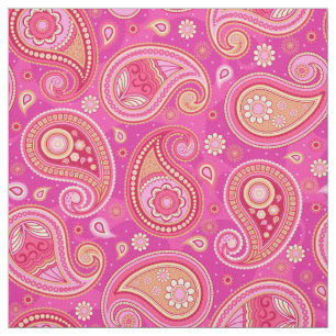 Paisley-Muster niedlich gürtelrosa Stoff