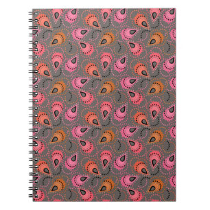 Paisley-Muster. Notizblock