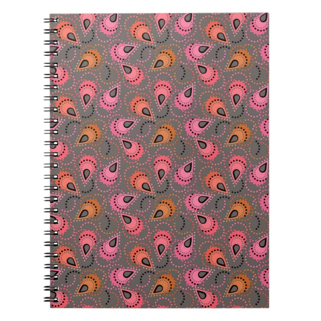 Paisley-Muster. Notizblock (Vorderseite)