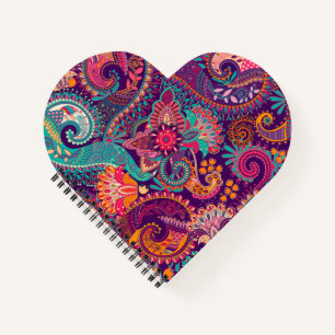 Paisley-Muster Notizbuch