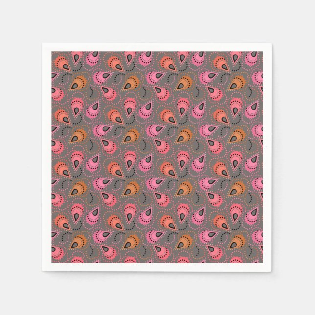 Paisley-Muster. Serviette (Vorderseite)