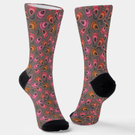Paisley-Muster. Socken