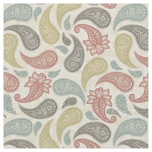 Paisley-Muster Stoff (Nahaufnahme)