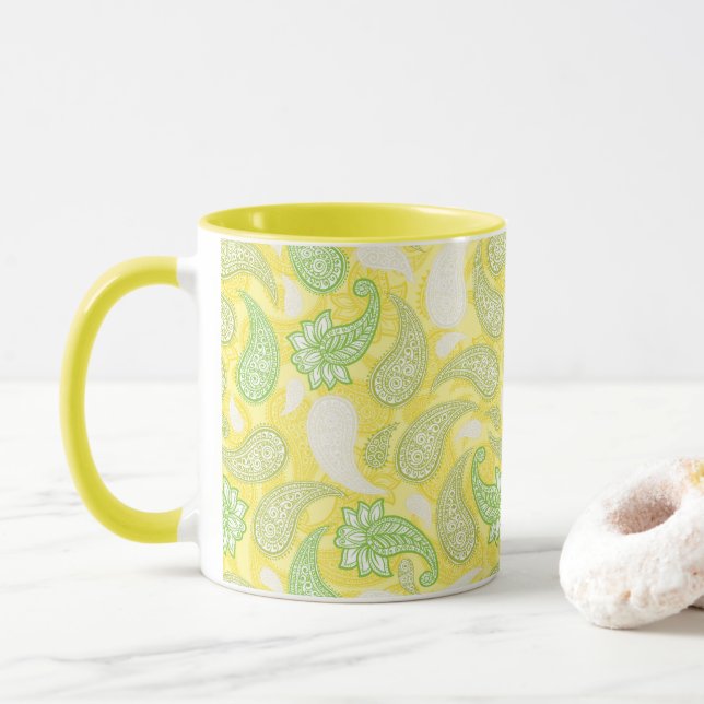Paisley-Muster  Tasse (Mit Donut)