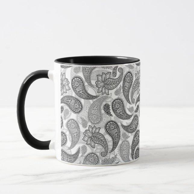 Paisley-Muster  Tasse (Links)