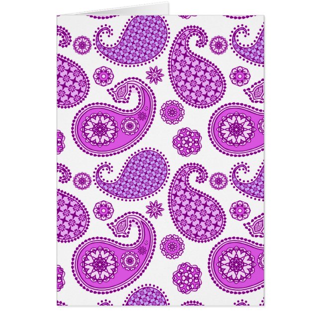 Paisley-Muster, violett, lila und weiß (Vorne)